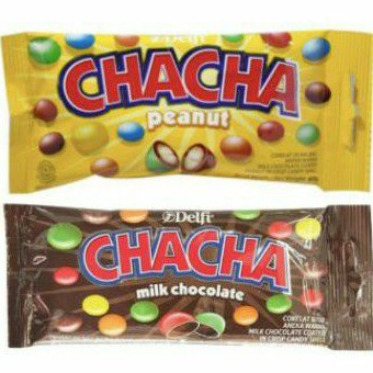 

Delfi CHACHA coklat kacang PEANUT / MILK CHOCOLATE warna 50gr