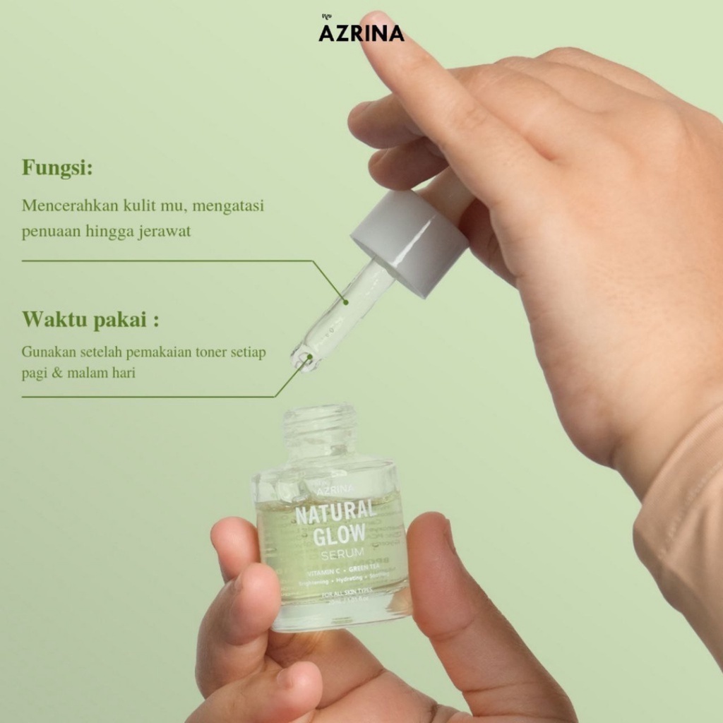 [ FREE GIFT ] Azrina Natural Glow Serum 20ml