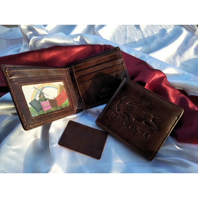 dompet kulit Lacoste