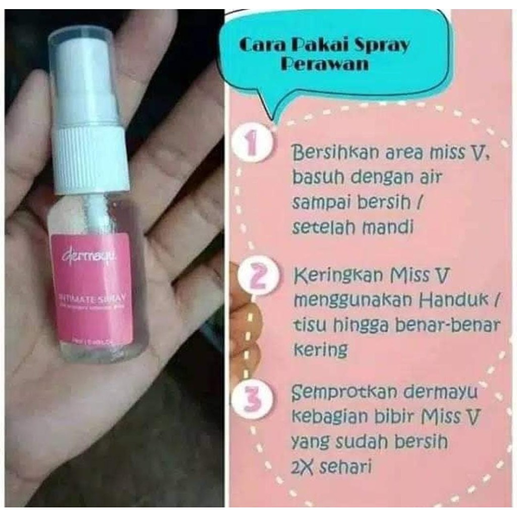 PERAPAT MISS V PERMANEN SERUM DERMAYU INTIMATE SPRAY 20ML PERAPAT VAGINA PARFUM MISS V RAPET VAGINA