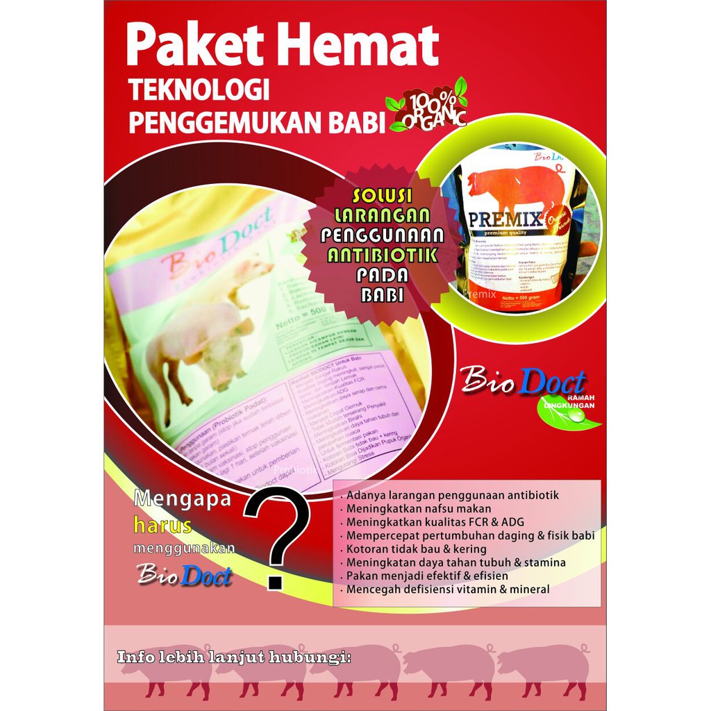 Suplemen Penggemuk Babi, Vitamin Penggemuk Babi, Obat Penggemuk Babi