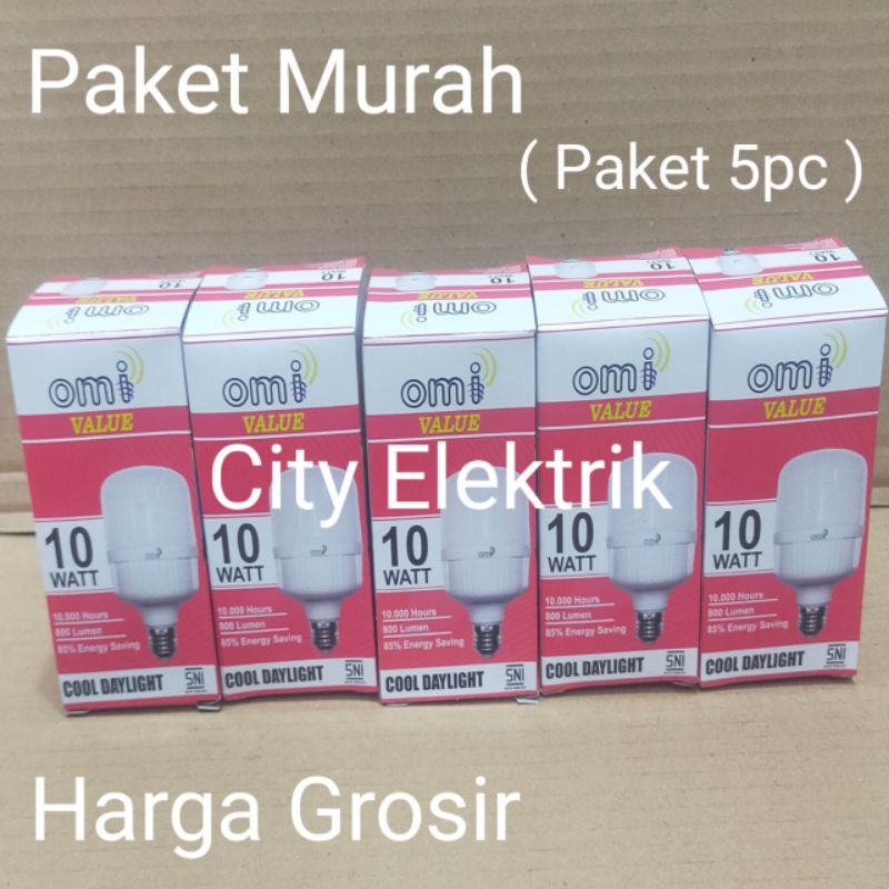 Lampu LED Murah Super Terang 10 Watt ( Paket 5pc )