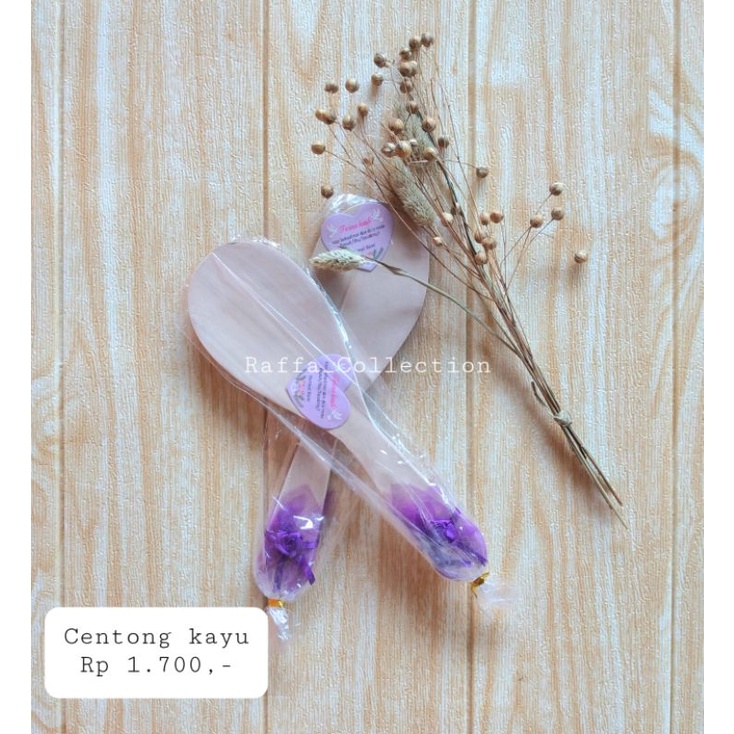 souvenir pernikahan centong kayu