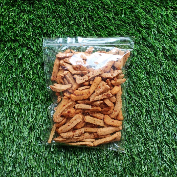 

Keripik Stik Basreng Bandung Pedas Daun Jeruk 100 GRAM | 250 GRAM - 100 gram