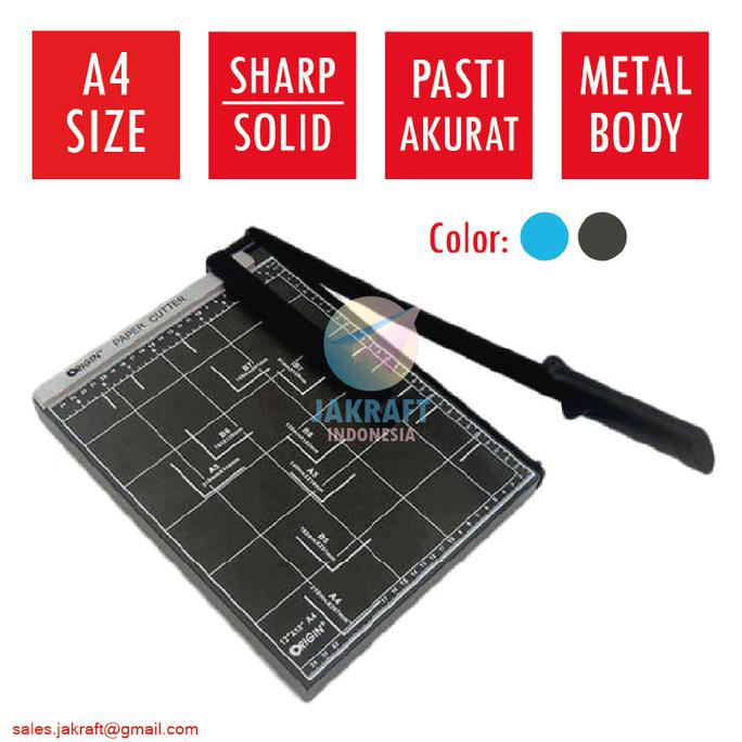 

MURAH MERIAH Alat Potong Kertas Paper Cutter Trimmer A4 ORIGIN PCC-A4R