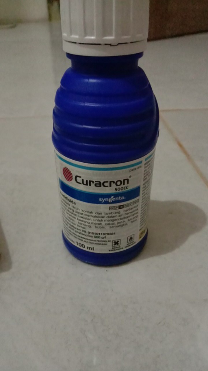 Insektisida Pembasmi Hama Ulat Curacron 500 Ec Original Kemasan 100 Ml