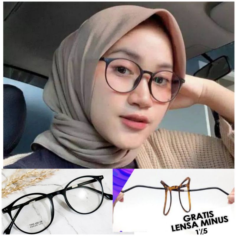 KACAMATA ANTI-PATAH LENTUR 2126~Kacamata Murah Free Lensa Minus FRAME LENTUR