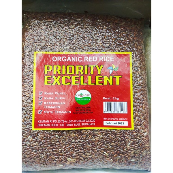

Beras merah organik excellent