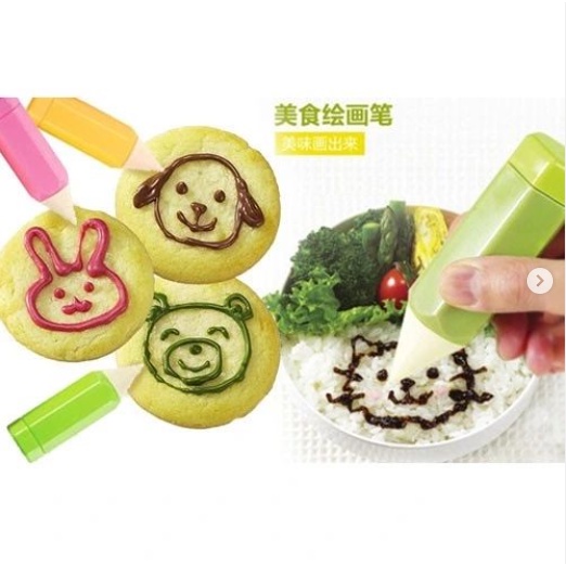 PROMO Pena Pulpen Hias Food Decorating Drawing Pen Penghias Makanan Cetakan bento bekal anak sekolah