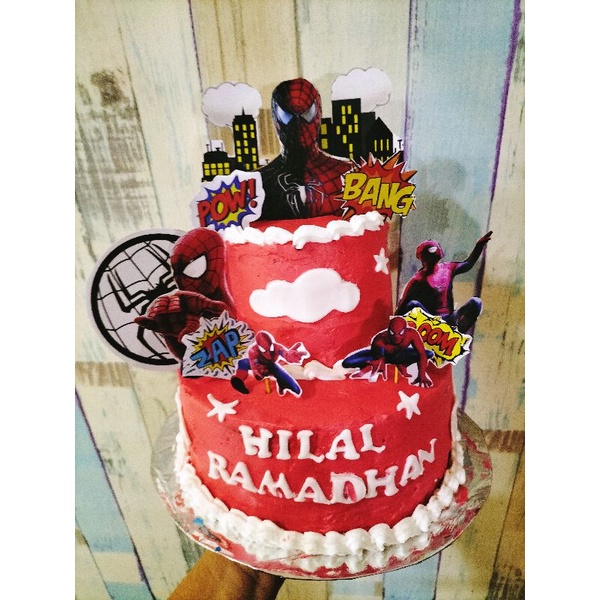

Kue ultah tema spiderman