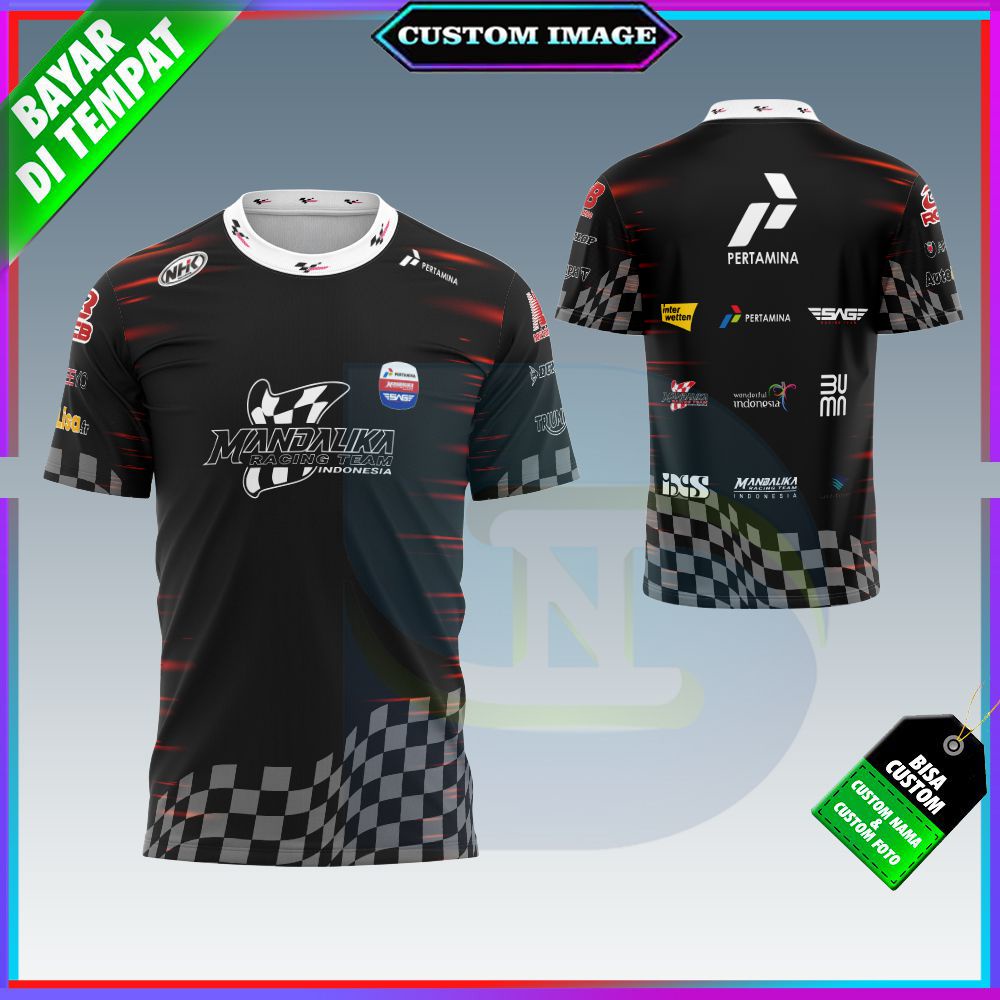 Kaos Baju Mandalika MotoGP 2022/ Jersey Kaos Mandalika Sag Team