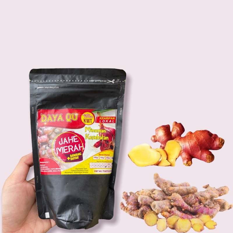 

Jahe Merah Bawang Dayak 250gr