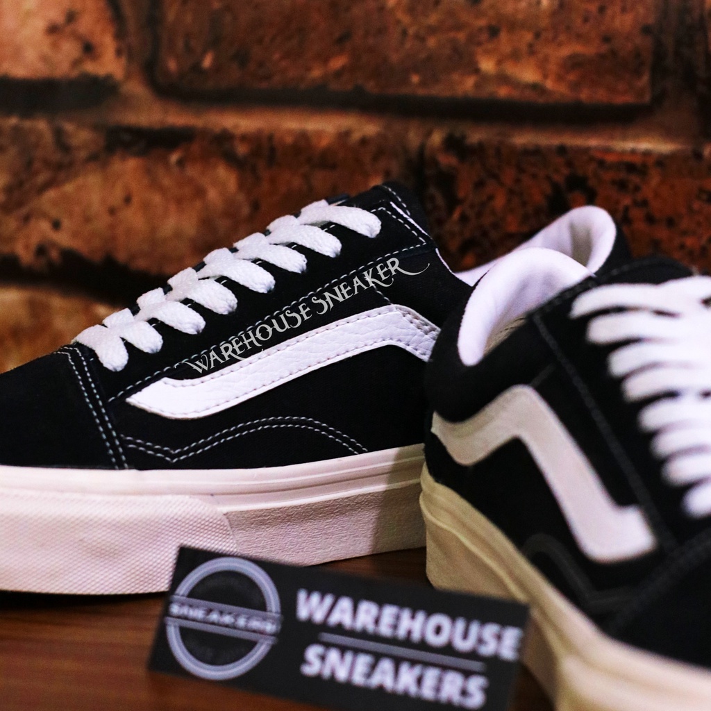 Sepatu Old SKool Og Black White Sepatu Sneakers Old School OldSkool Hitam Putih