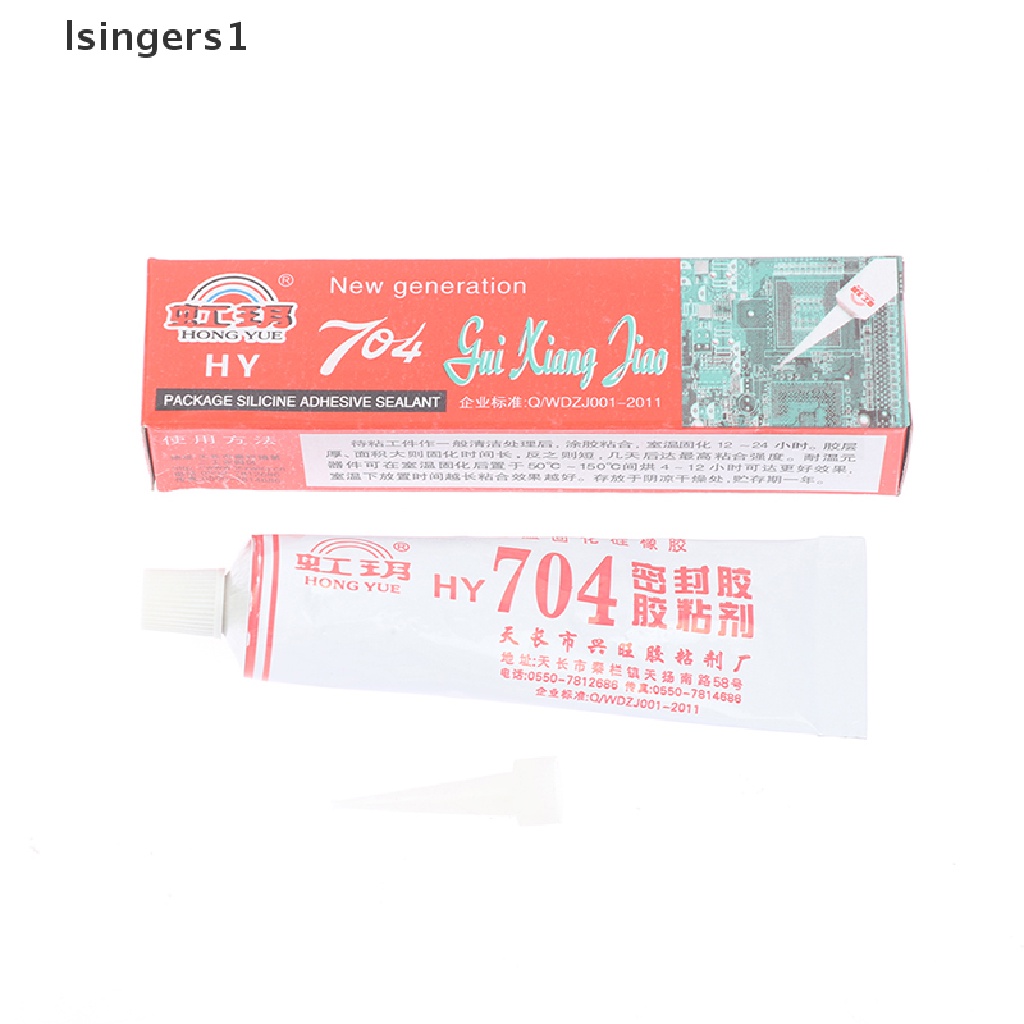 (lsingers1) 30g 704 Lem Karet Silikon Insulasi Tahan Panas