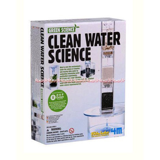 Green Science Clean Water Science alat desilinasi pribadi untuk menyaring garam dari air laut