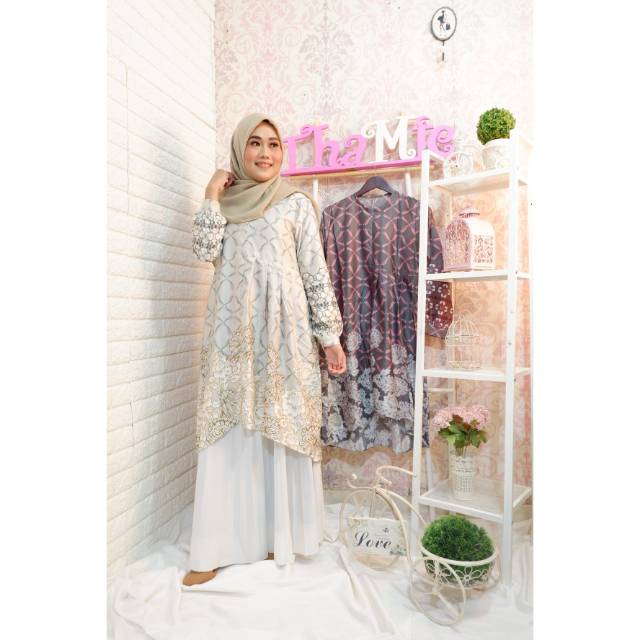 Tunik Nayyara/Tunik Maxmara/motif MiripRiamiranda/WearingKlamby