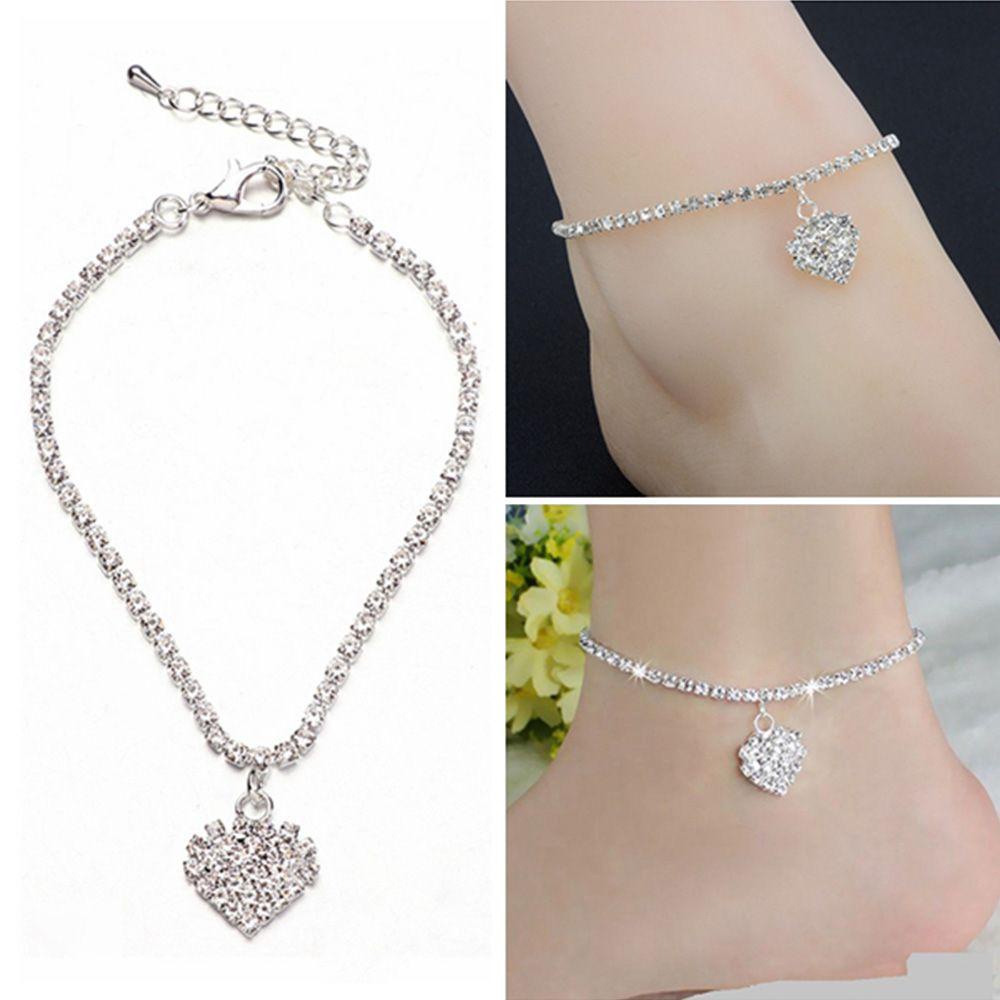 Solighter Gelang Kaki Fashion Perak Gelang Pesta Pernikahan