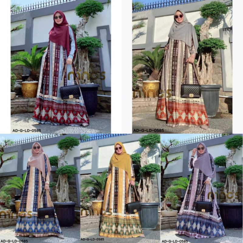 dress gamis syar'i by ninos.design 585