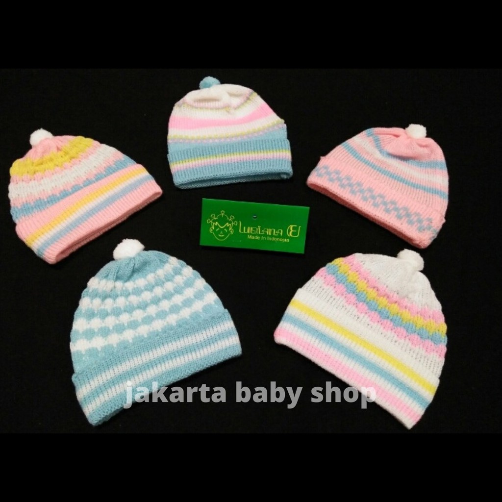 TOPI RAJUT LUSIANA E / TOPI KUPLUK BAYI 775000