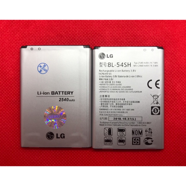 BATERAI/BATRE LG BL-54SH LG L80 DUAL/L90/P689 ORIGINAL 100%