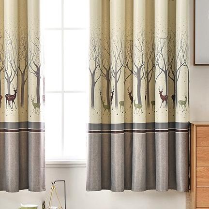 ➦ Goreden Blackout/Gorden karakter /Gorden Minimalis/ Tirai Jendela Minimalis/ jijau/coklat ➳