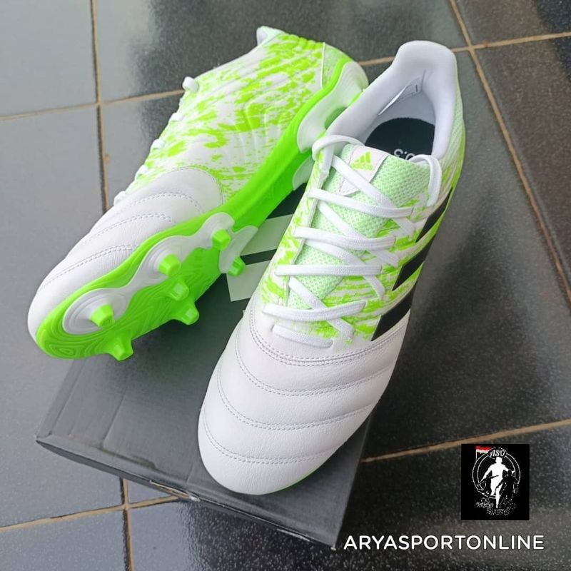 Adidas copa 20.3 FG white yellow