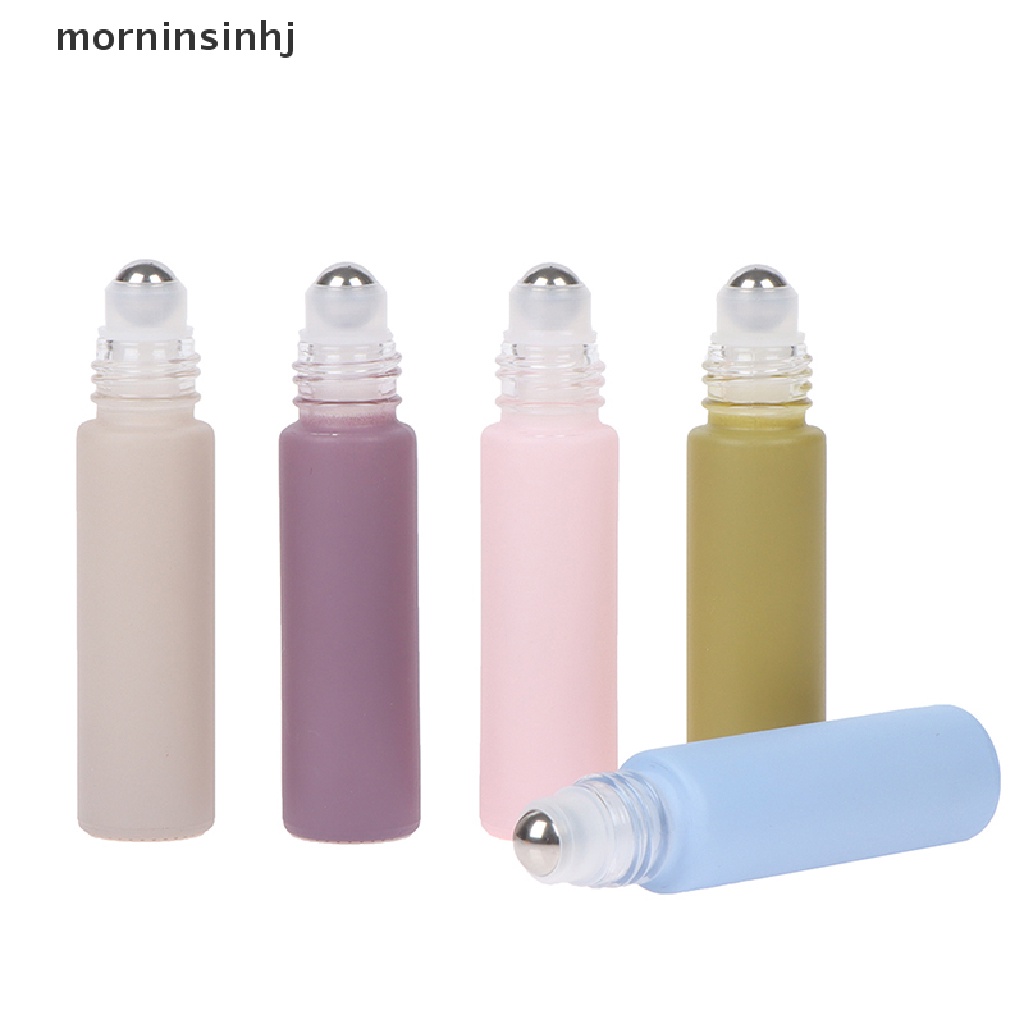 Mornin 1pc Botol Kaca Roll On Tebal 10ml Untuk Essential Oil