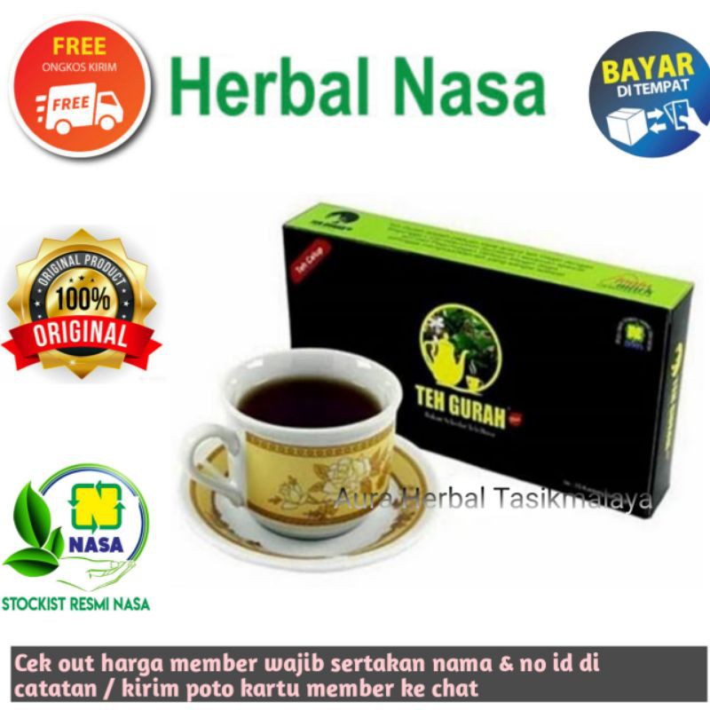 

Teh gurah original Nasa / teh herbal serbaguna alami/ grosir herbal tasikmalaya