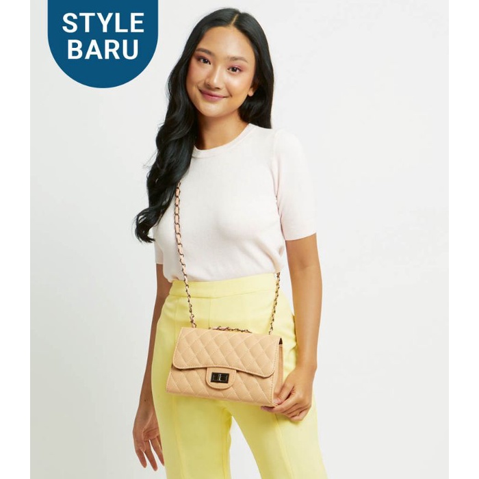 Tas rantai Wanita import Zoe Taupe shopie Sophie Martin Paris promo original shopi sophi shopee shop