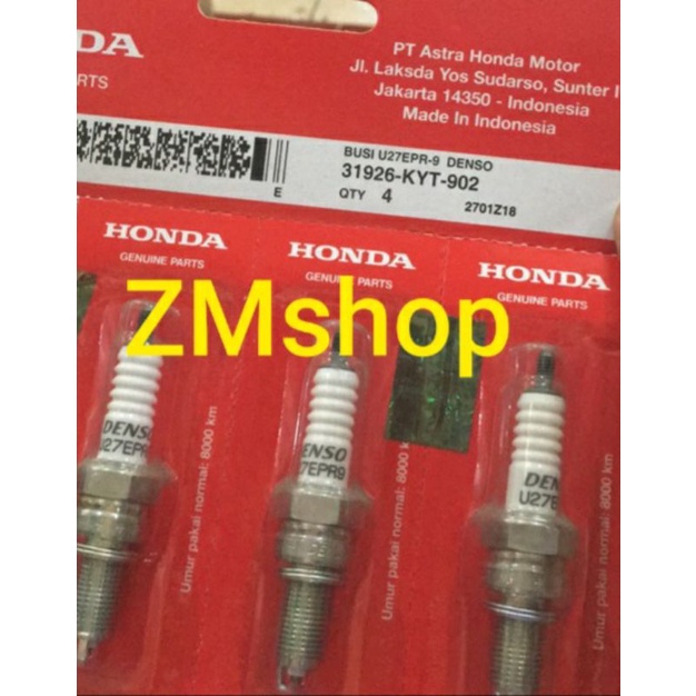 BUSI DENSO U27EPR-9 HONDA BEAT SCOOPY VARIO 125 150 31926-KYT-902