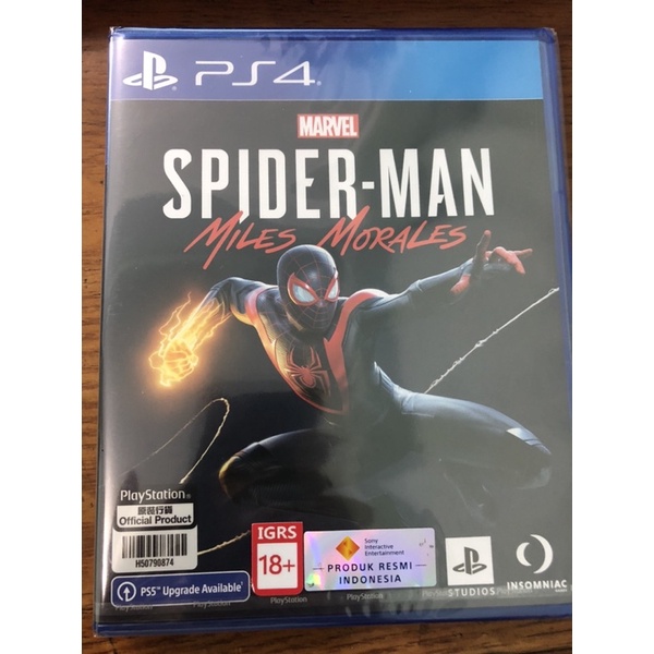 kaset ps4 spiderman miles morales