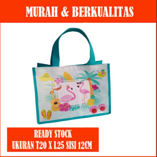 

Tas ultah flamingo tosca Termurah/souvrnir tas ultah flamingo