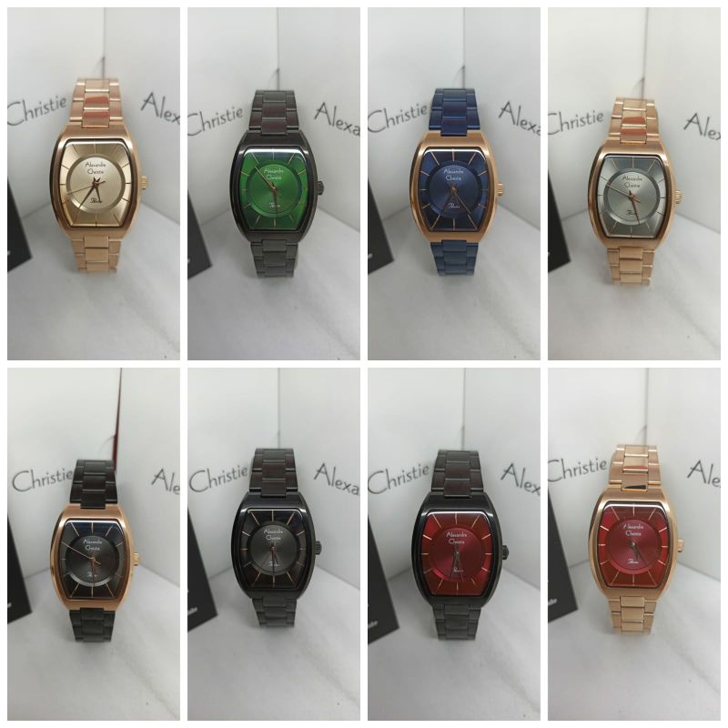 Jam Tangan Wanita Alexandre Christie 2980 AC2980 AC 2980 Tali Besi / Stainless steel