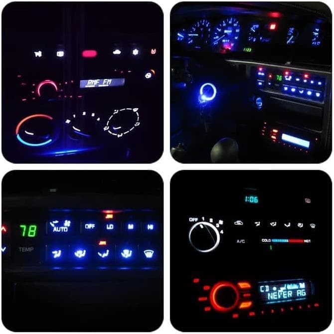 Lampu Led T3 T4.2 T4.7 Dashboard Panel AC Speedometer Wedge Mobil