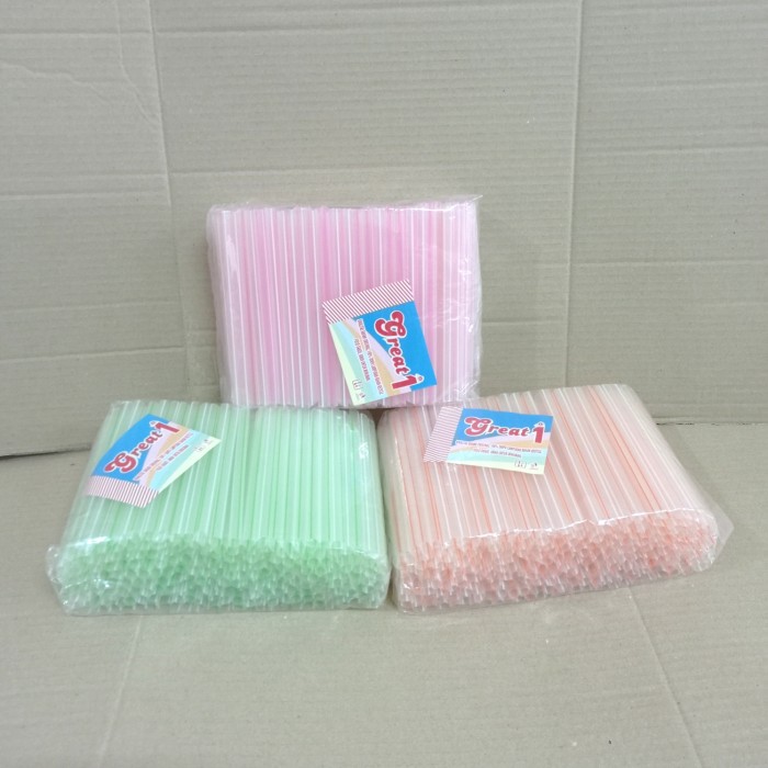 DAPUR PERALATAN MAKAN & MINUM SEDOTAN ES PLASTIK BUBBLE BUBLE RUNCING LIYANI FOOD GRADE 8 MM