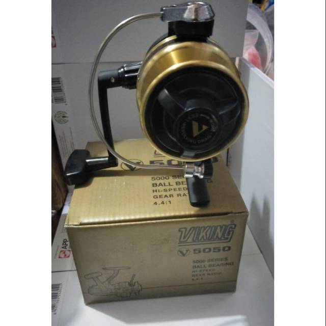 Reel /katrol pancing viking ball bearing 5035,5040,5050,5060,5070,5080,5090