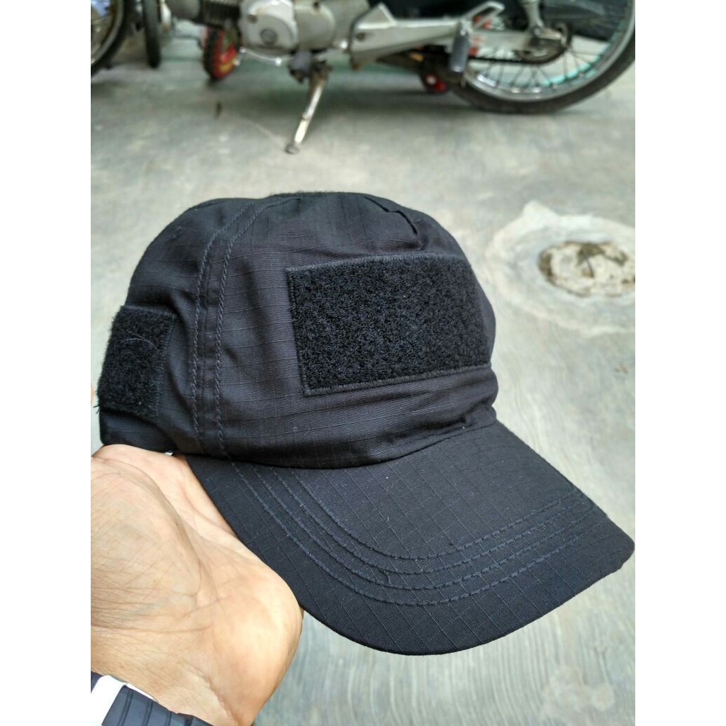 topi caps baseball tactical pamen velcro perekat ykk