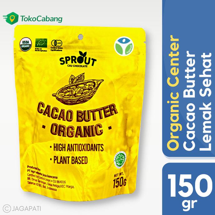 

Organic Center - Organic Vegan Raw Cacao Butter 150gr - Biji Kakao