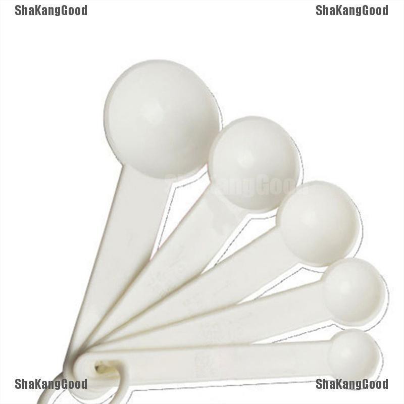 5Pcs Sendok Takar Bahan Plastik dengan Skala untuk Baking