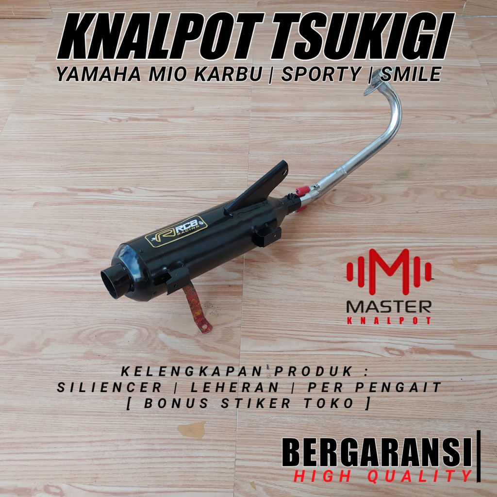 Knalpot Tsugi Tsukigi Sugigi Mio Karbu Sproty Smile Soul RCB BASS ADEM BULAT