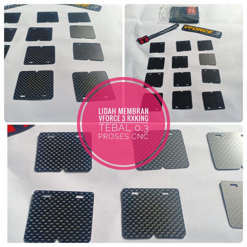 Lidah Membran Vforce 3 Rx King 0,3 Mm Lidah Membran Vforce 3 Rxking Membran Vforce 3 Rx King 4 Biji