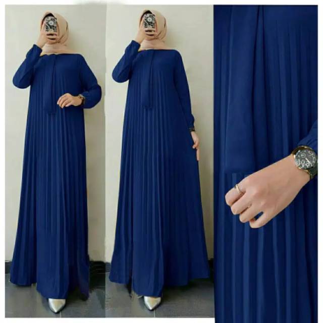 GAMIS MAXI PLISKET PITA LEHER PREMIUM