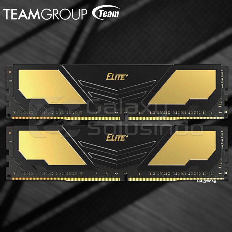 TEAM Elite Plus Black (2x8) 16GB DDR4 kit 3200MHz - Memory RAM