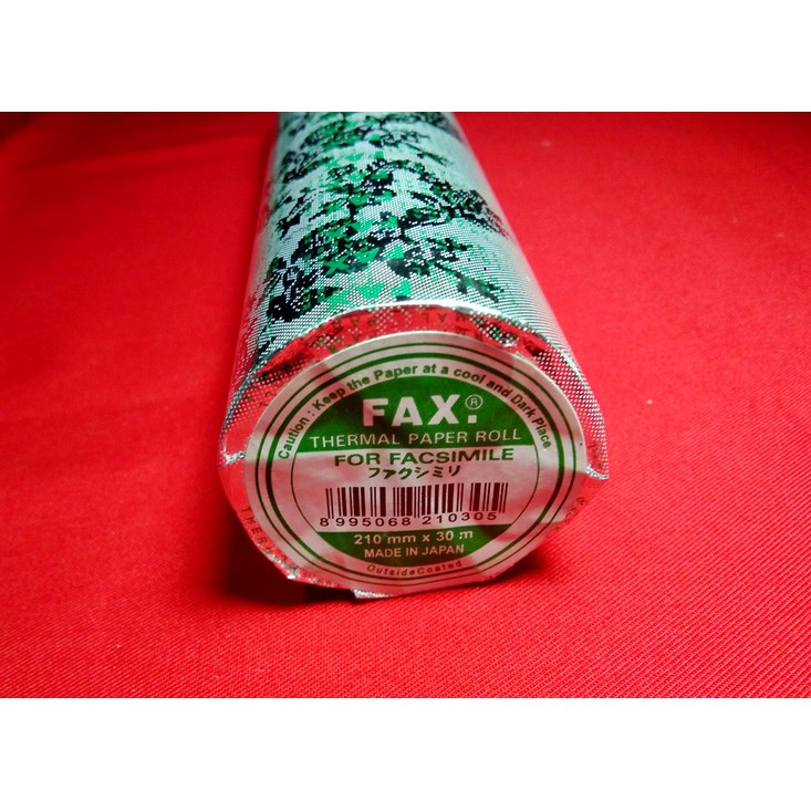 

Fax Termal Paper Roll For Facsimile 210 x 30 M