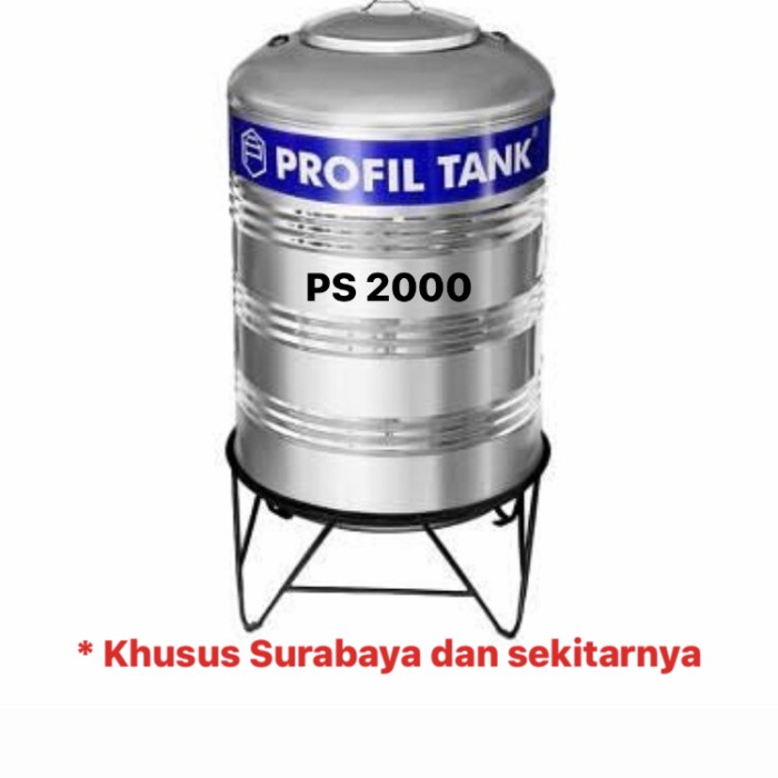 Tangki Air / Tandon Stainless Profil Tank PS 2000 L / 1419 Liter
