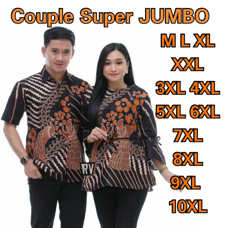 Atasan pria wanita | bg size M-10XL SUPER JUMBO | Atasan batik couple merpati original pekalongan