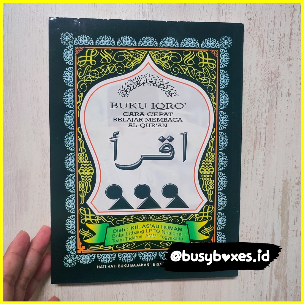 

[busyboxes.id] Buku belajar mengaji iqro untuk anak-anak bahan HVS