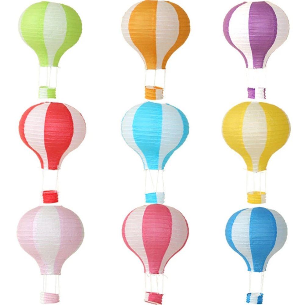 Rebuy Paper Lantern Dekorasi Ulang Tahun Pernikahan Anak Rainbow Craft DIY Lentera Festival Balon Udara Panas