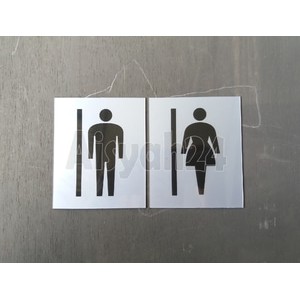 

Stiker Petunjuk / Sign Label Logo PRIA dan WANITA