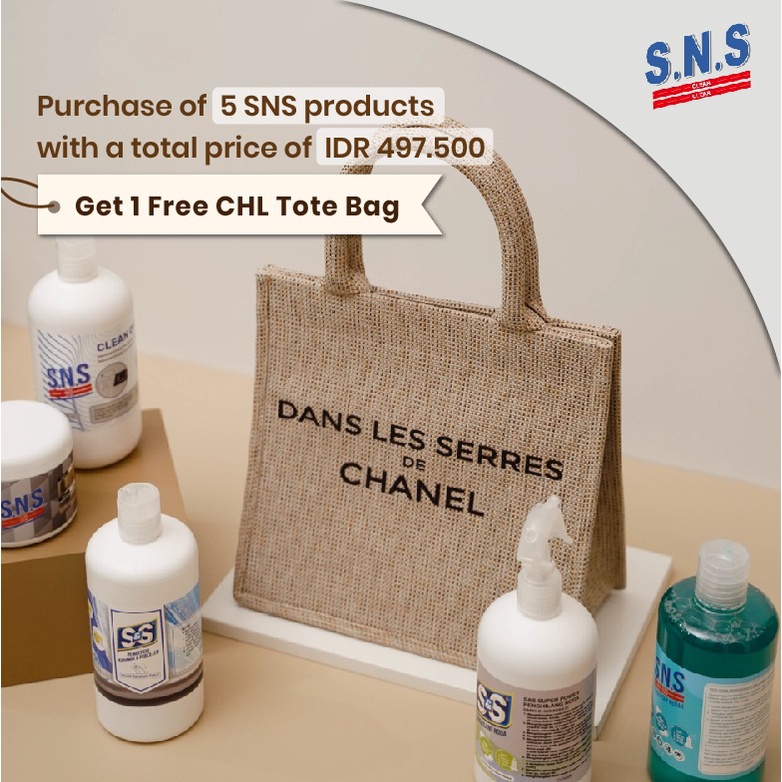 SNS Pembersih Kerak PROMO BUY 5 Product FREE BAG